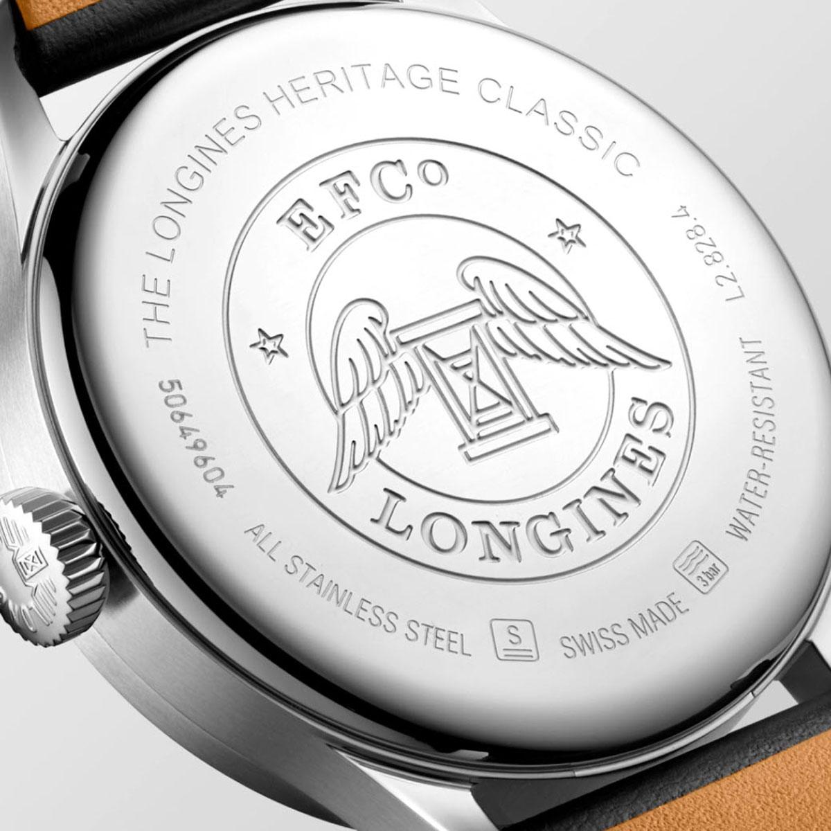 Longines Heritage Classic 38mm Automatic Men's Watch, Silver Dial