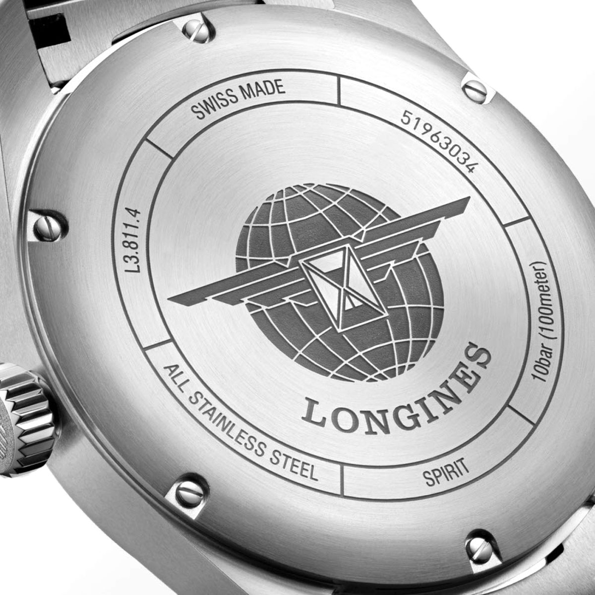 Longines Spirit Prestige Edition 42mm Watch, Satin Blue Dial