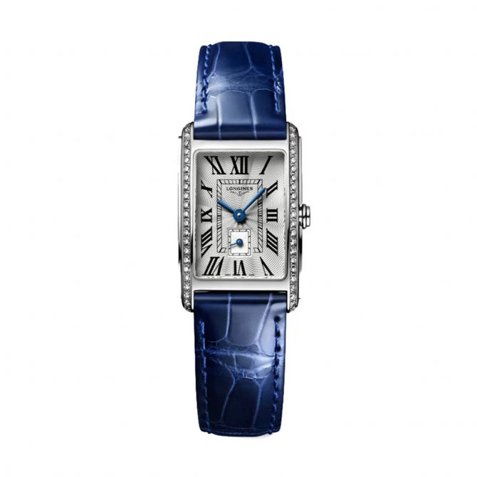 Longines DolceVita 20mm Women's Watch, Diamond and Silver Flinque Dial