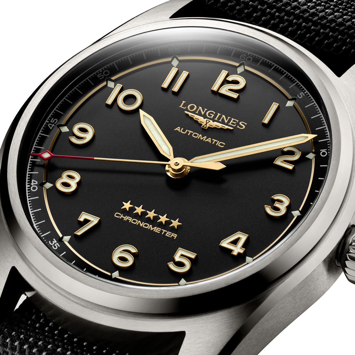 Longines Spirit 40mm Watch, Anthracite Colored Dial