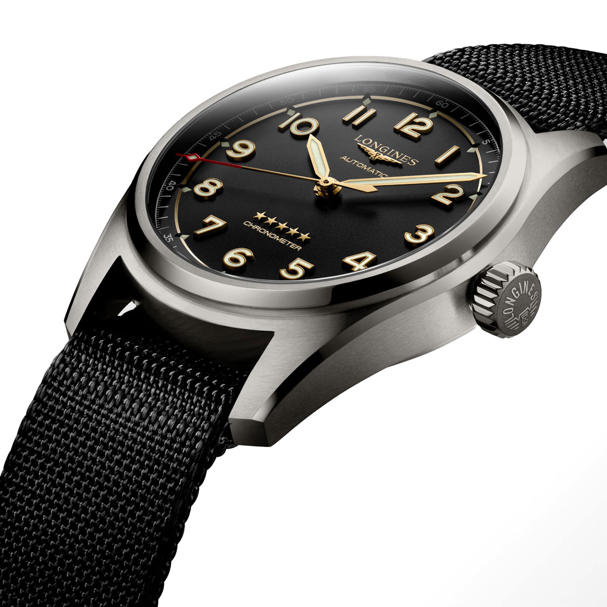 Longines Spirit 40mm Watch, Anthracite Colored Dial