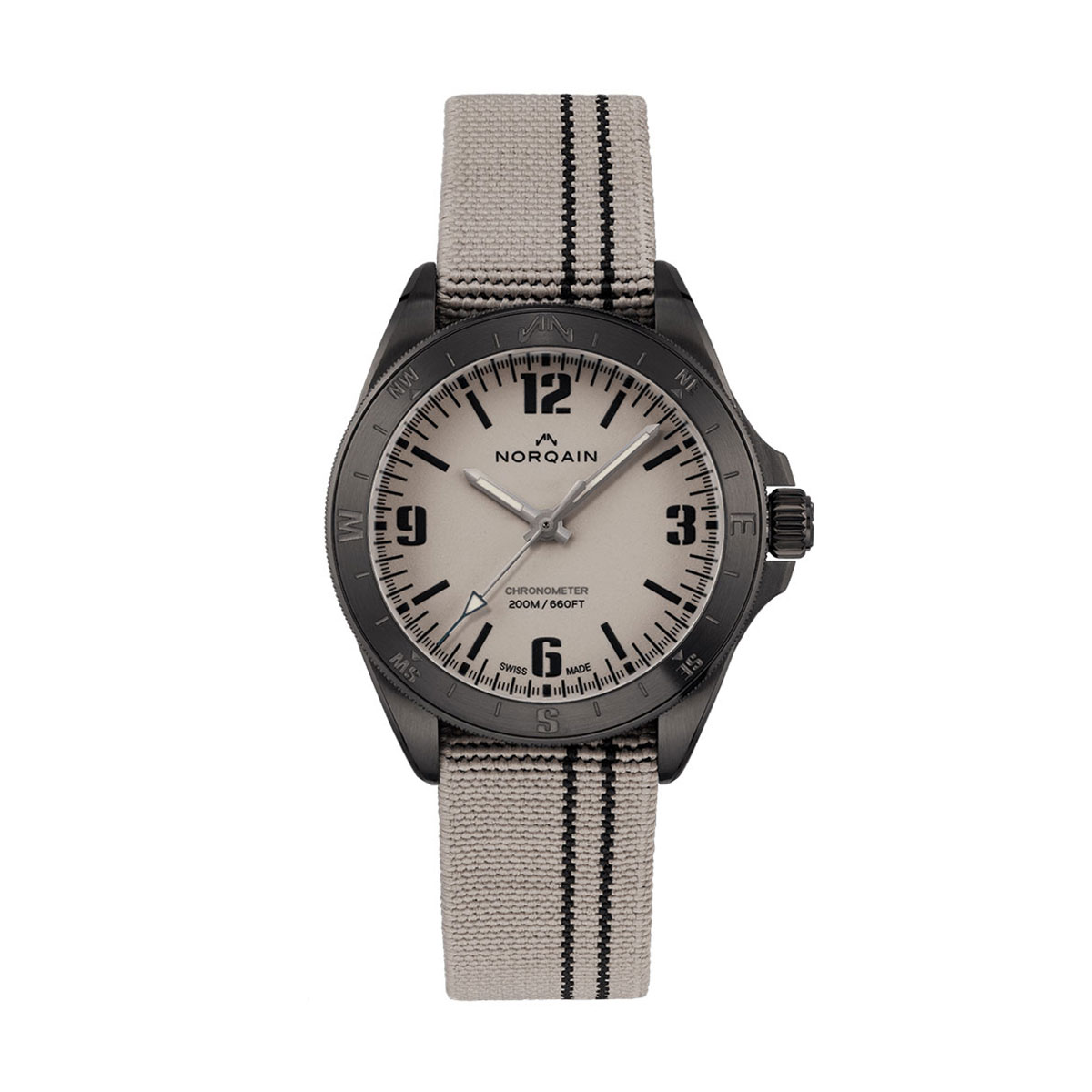 Norqain Neverest Night Sight 40mm Watch, Green Glow Dial