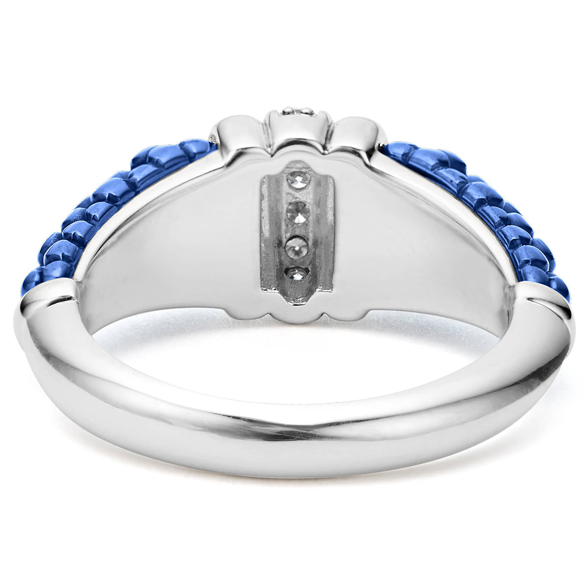 LAGOS Blue Caviar Diamond & Ceramic Ring