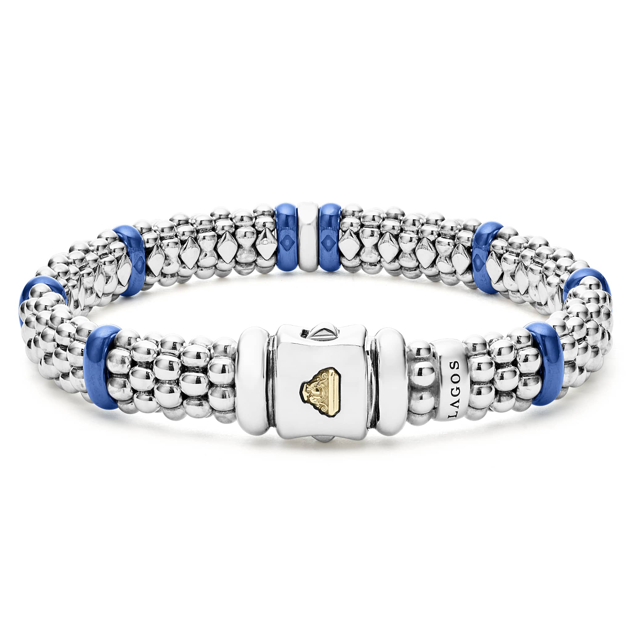 LAGOS Blue Caviar Single Station Diamond & Ceramic Bracelet
