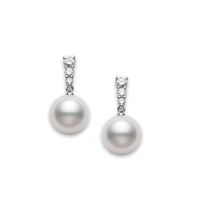 Mikimoto morning dew discount earrings