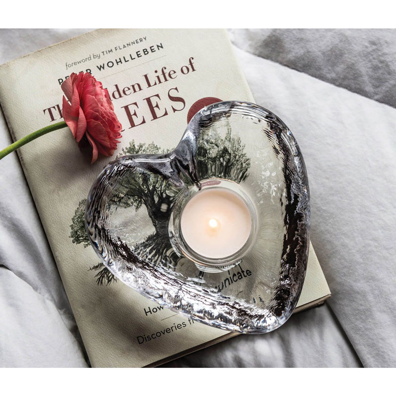 Simon Pearce Highgate Heart Tealight