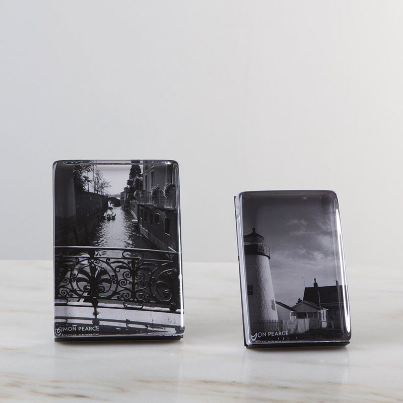 Simon Pearce Woodbury Vertical Photo Block, 6x4