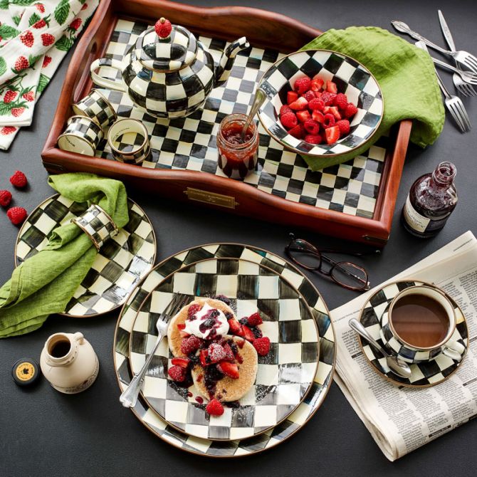 MacKenzie-Childs Courtly Check Napkin Rings