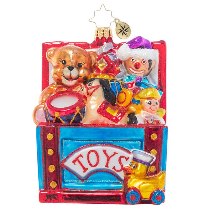 Christopher Radko Treasured Toybox Ornament
