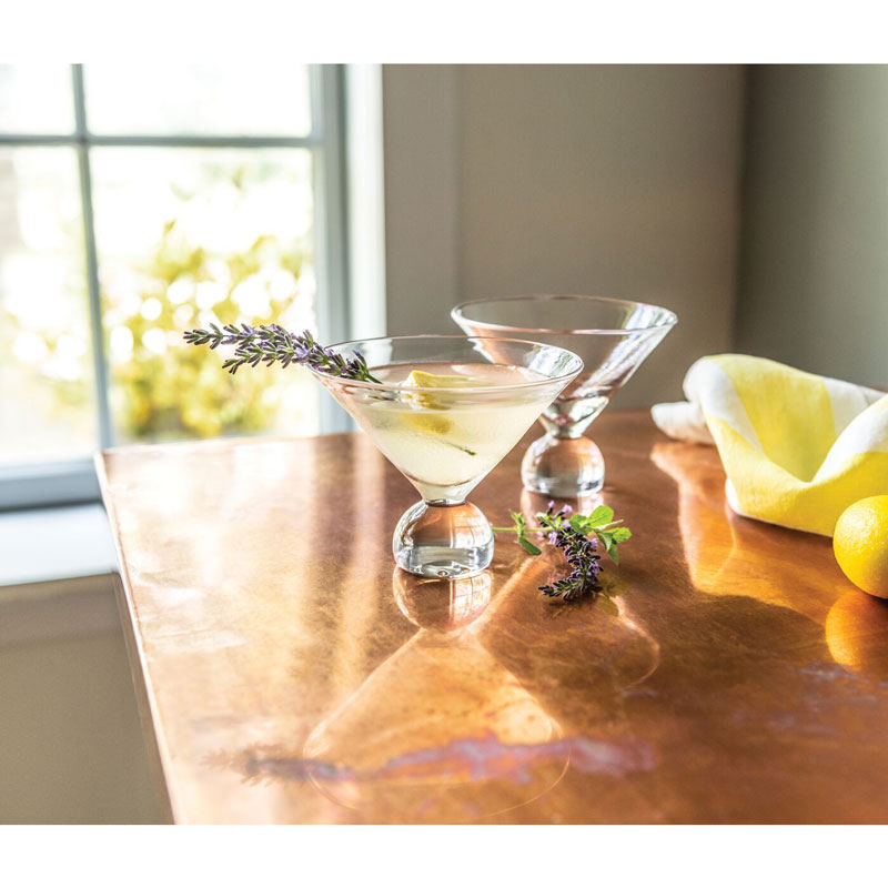 Simon Pearce Benson Martini Glass