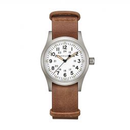 Image for Hamilton Khaki Field Mechanical 38mm Watch, White Dial