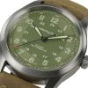 Hamilton Khaki Field Titanium Automatic 38mm Men's Watch, Green Dial