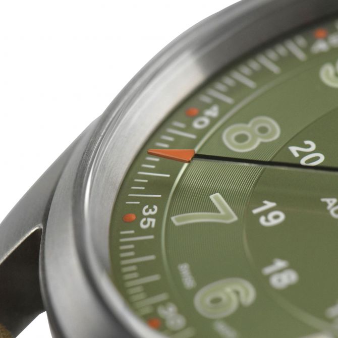 Hamilton Khaki Field Titanium Automatic 38mm Men's Watch, Green Dial