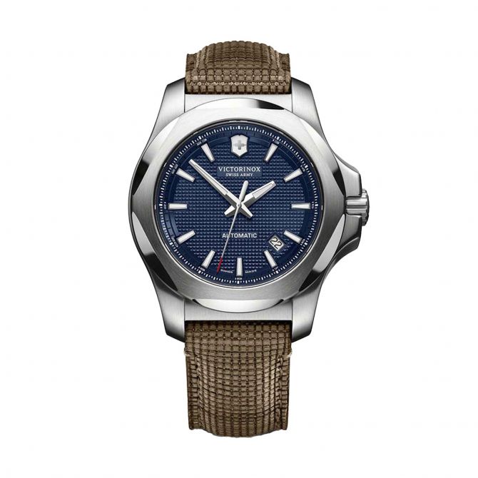 Victorinox Swiss Army I.N.O.X. Mechanical 43mm Watch, Dark Blue Dial