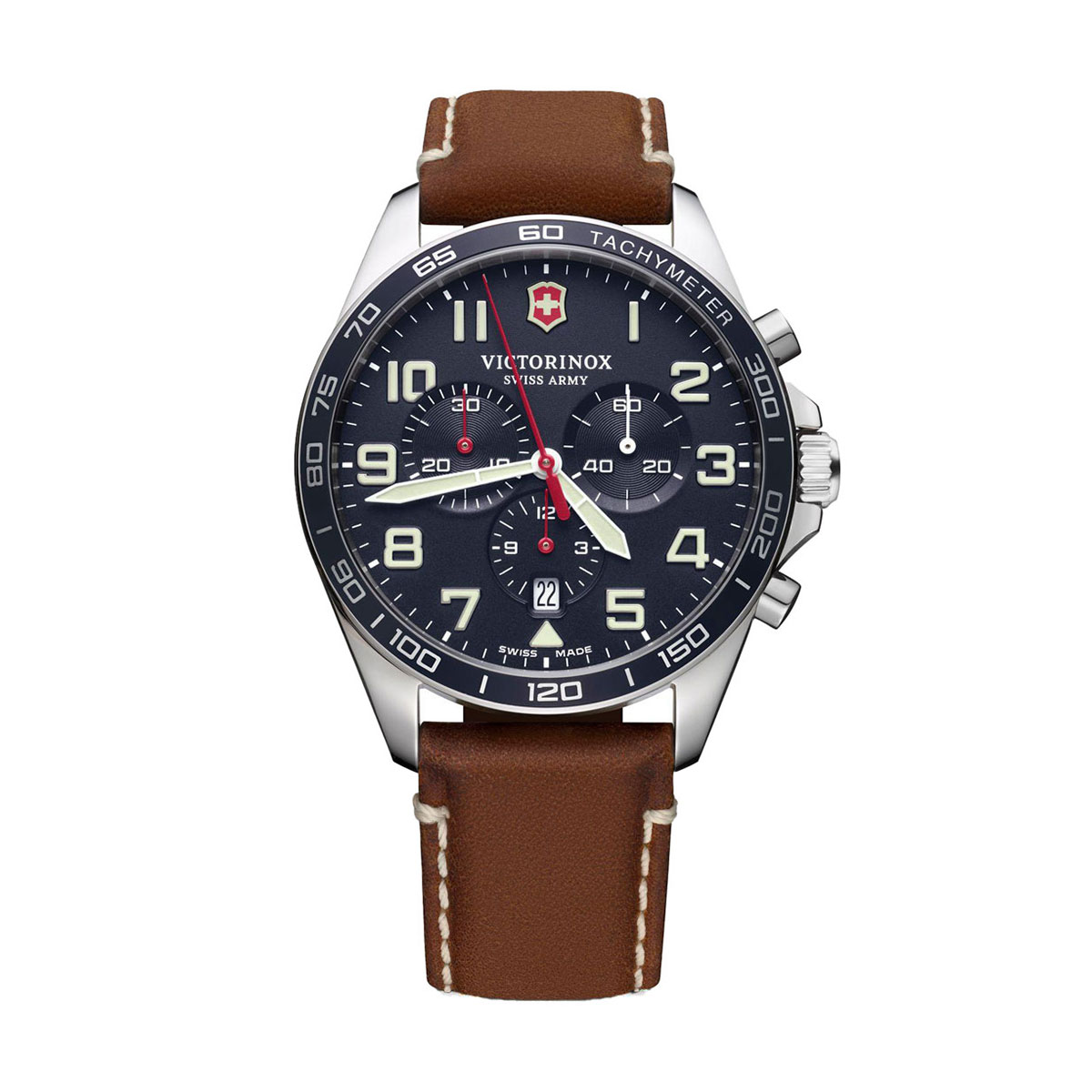 Victorinox  Swiss Army Fieldforce Chronograph 42mm Watch, Navy Dial