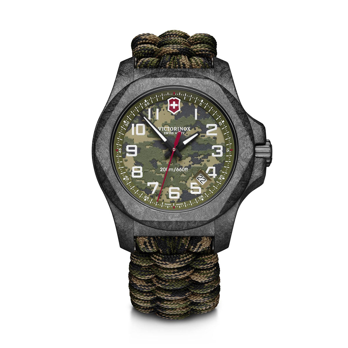Victorinox Swiss Army I.N.O.X. Carbon Limited Edition 43mm Watch, Camo Dial
