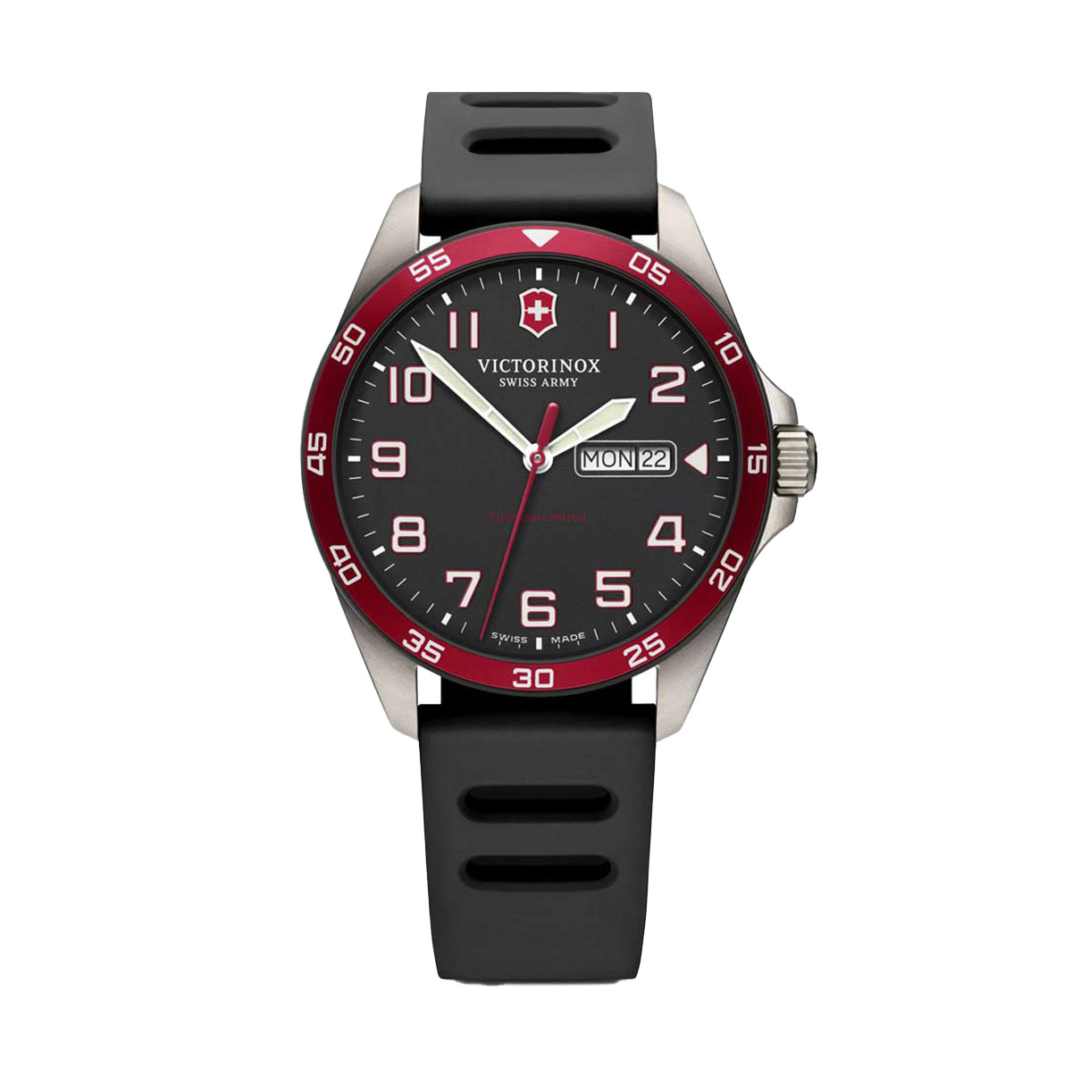 Victorinox Swiss Army Fieldforce Sport Titanium Limited Edition 42mm Watch, Black Dial