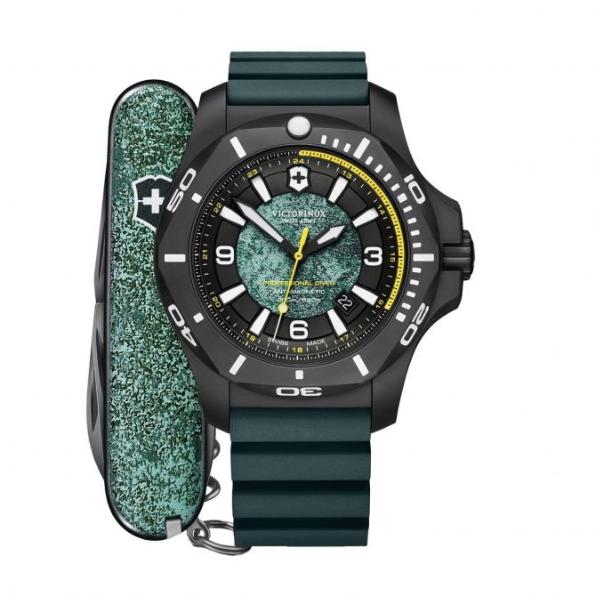 Victorinox Swiss Army I.N.O.X. Professional Diver Titanium Limited Edition 45mm Watch, Black Dial