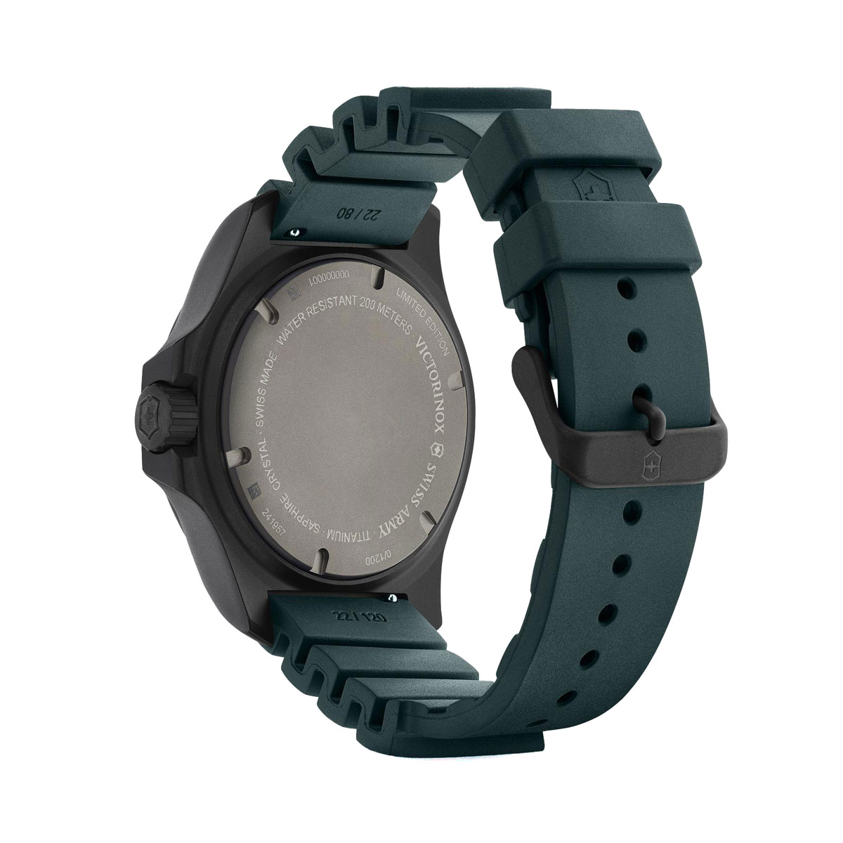 Victorinox Swiss Army I.N.O.X. Professional Diver Titanium Limited Edition 45mm Watch, Black Dial