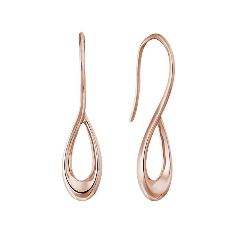 Cypress Rose Gold Small Drop Earrings
