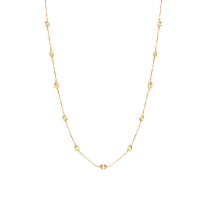 Julie Vos Penelope Delicate Station Necklace