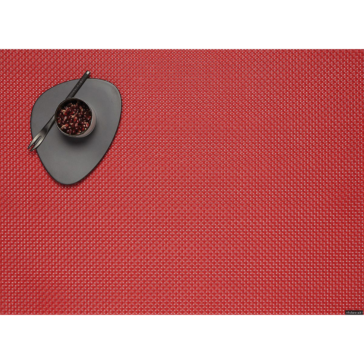 Chilewich Basketweave Signature Rectangular Placemat, Chili Borsheims