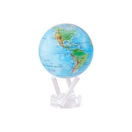 Mova Blue Green Globe, 4.5"