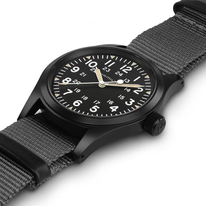 All black hamilton watch online