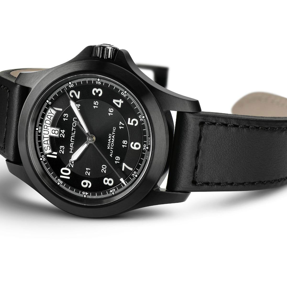 Hamilton Khaki Field King 40mm Watch, Black Dial