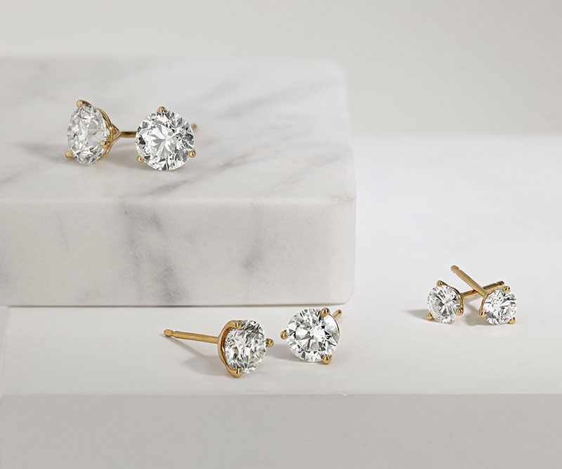 Diamond Stud Earrings