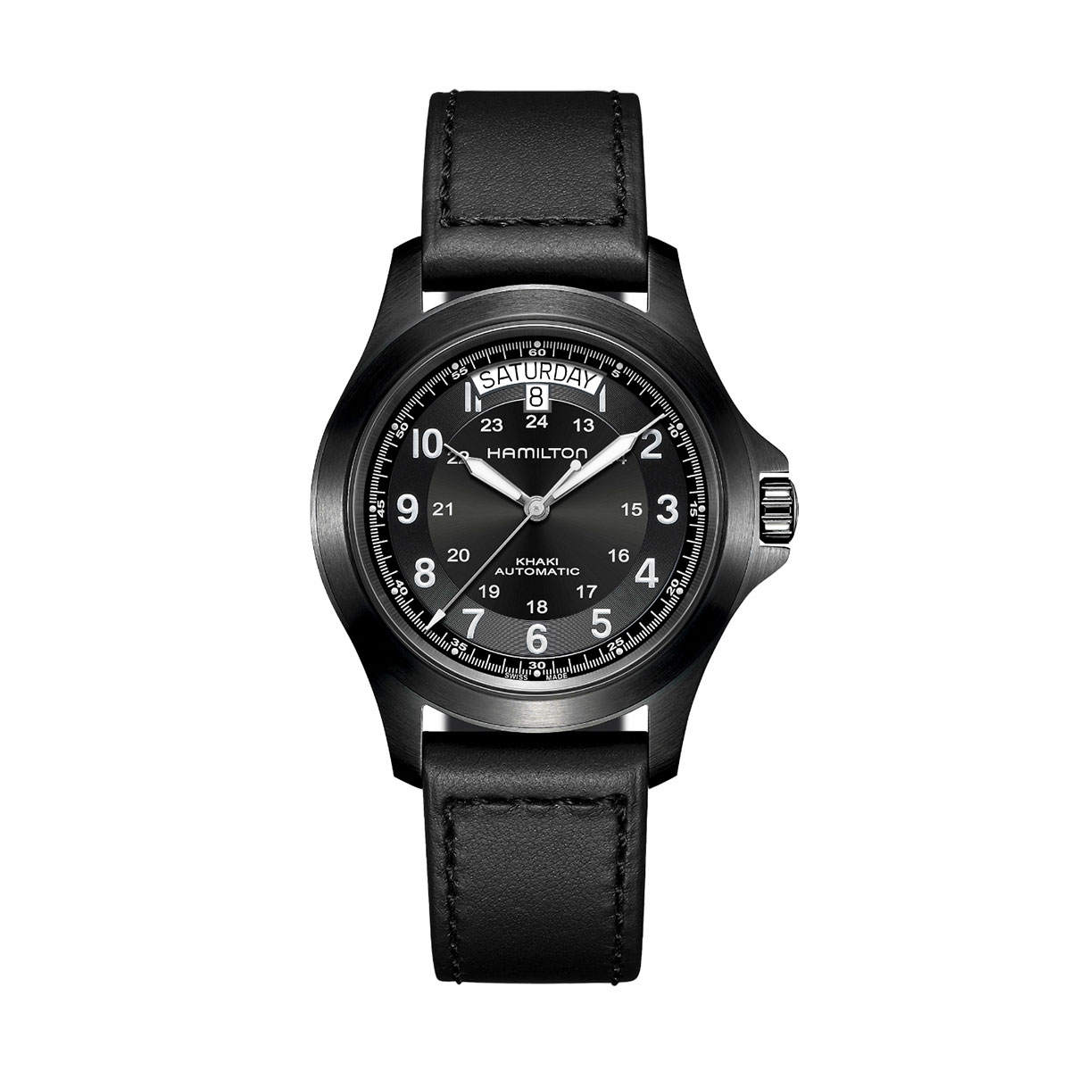 Hamilton Khaki Field King 40mm Watch, Black Dial