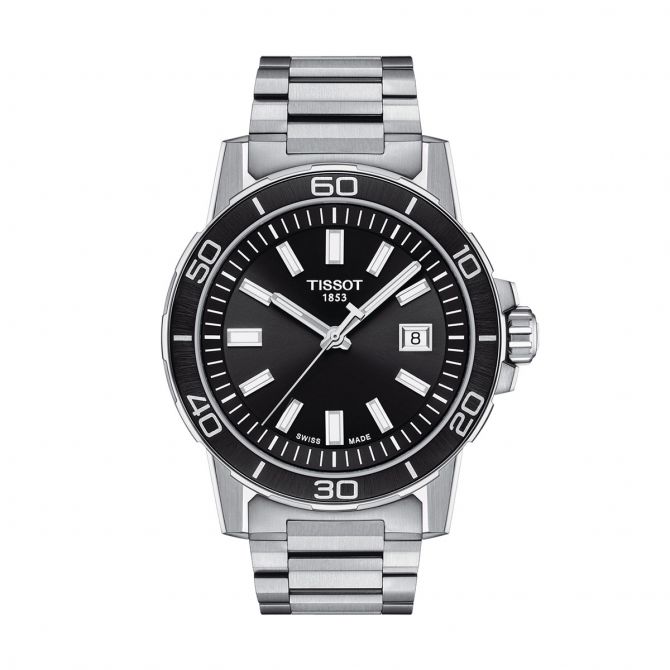 Tissot Supersport Gentleman 44mm Watch, Stainless Steel Band