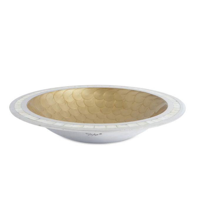 Julia Knight Classic 15" Round Bowl, Toffee
