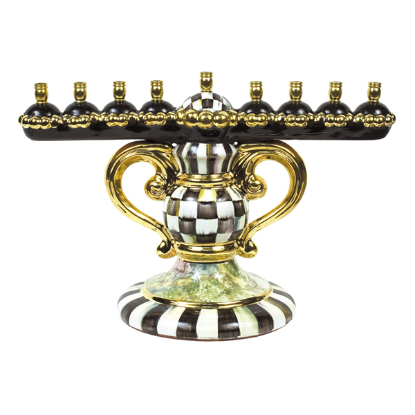 MacKenzie-Childs Courtly Check Menorah