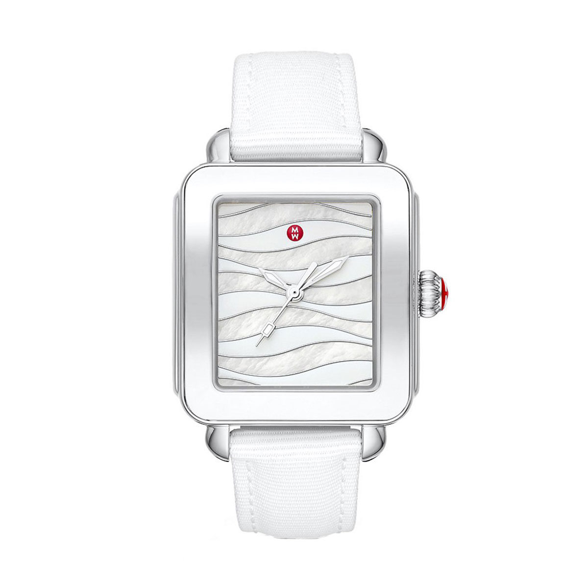 Michele Deco Sport Stainless White Tide Ocean Material 34mm Women's
