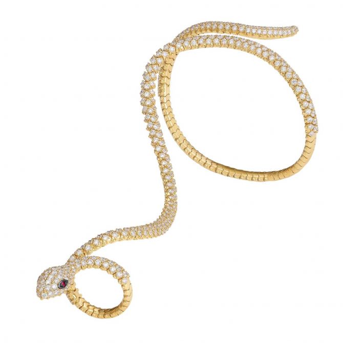 Roberto Coin Limited Edition Diamond Cobra Hand Piece
