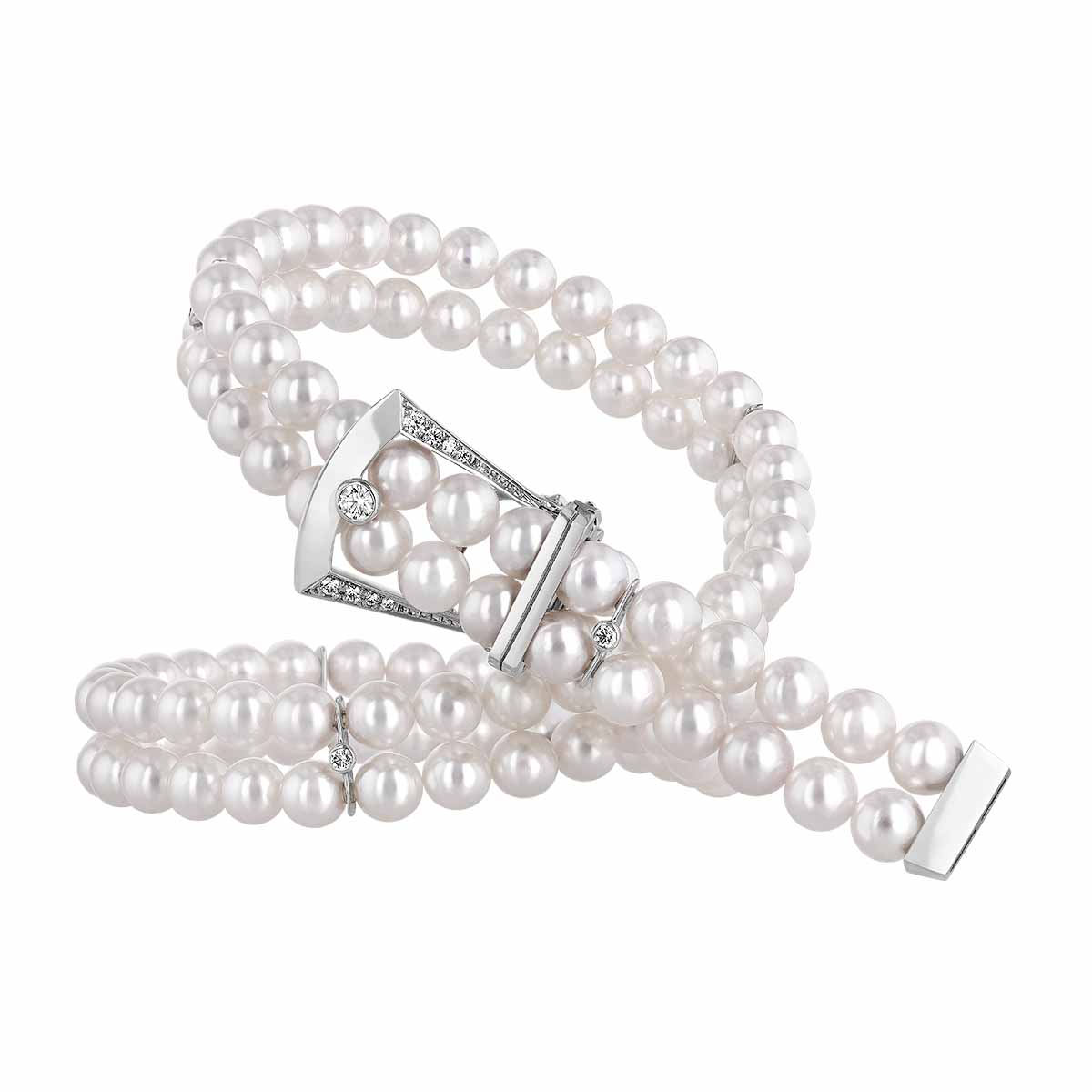 Mikimoto Boucle Précieuse Akoya Cultured Pearl Convertible Necklace & Bracelet