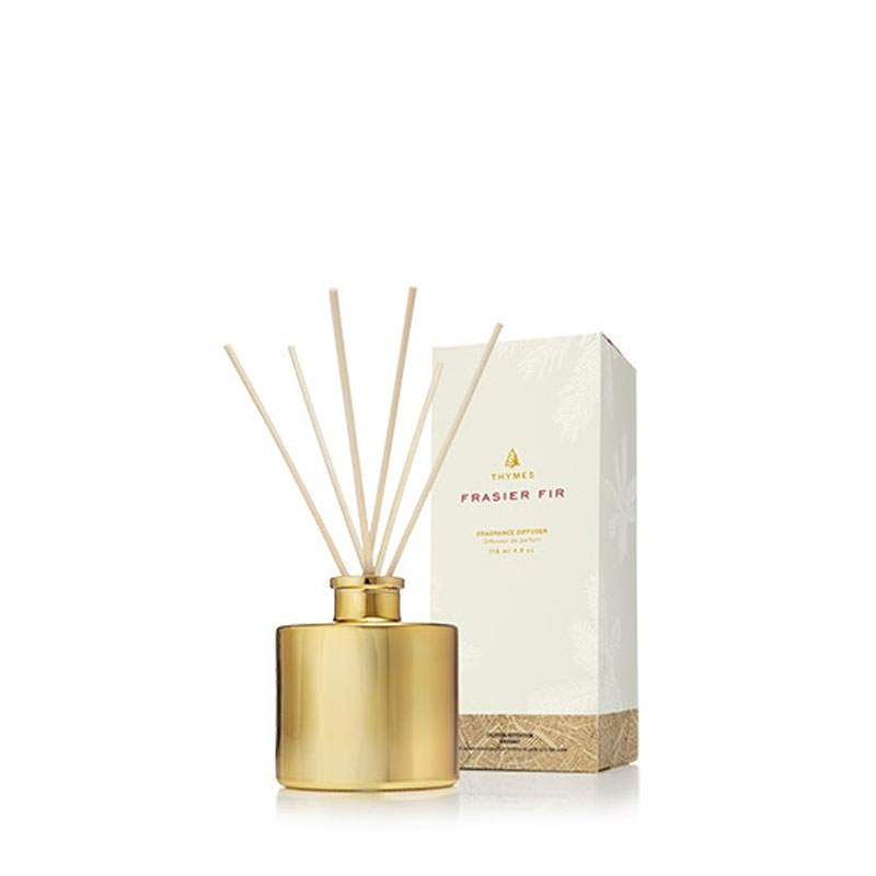 Thymes Frasier Fir Petite Gold Reed Diffuser