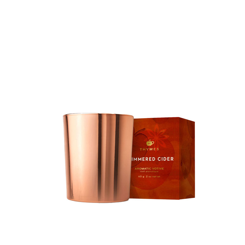 Thymes Simmered Cider Votive Candle, 2 oz