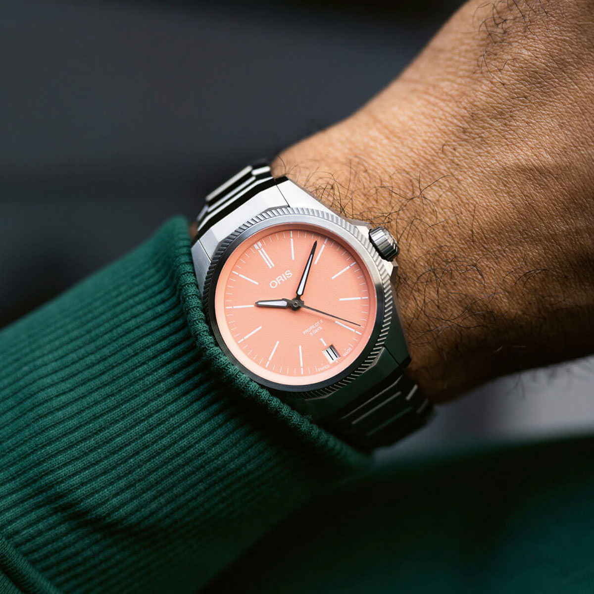 Oris Watches Propilot X Calibre 400 39mm Watch, Red Dial