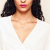 Zoe Chicco 2 Initial Letter & Pave Diamond Heart Necklace in Yellow Gold, 16"