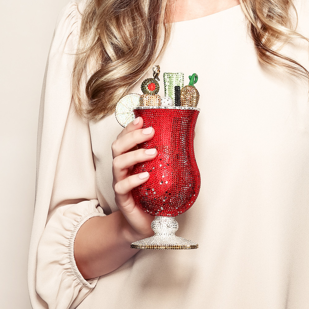 Judith Leiber Bloody Mary Cocktail Handbag