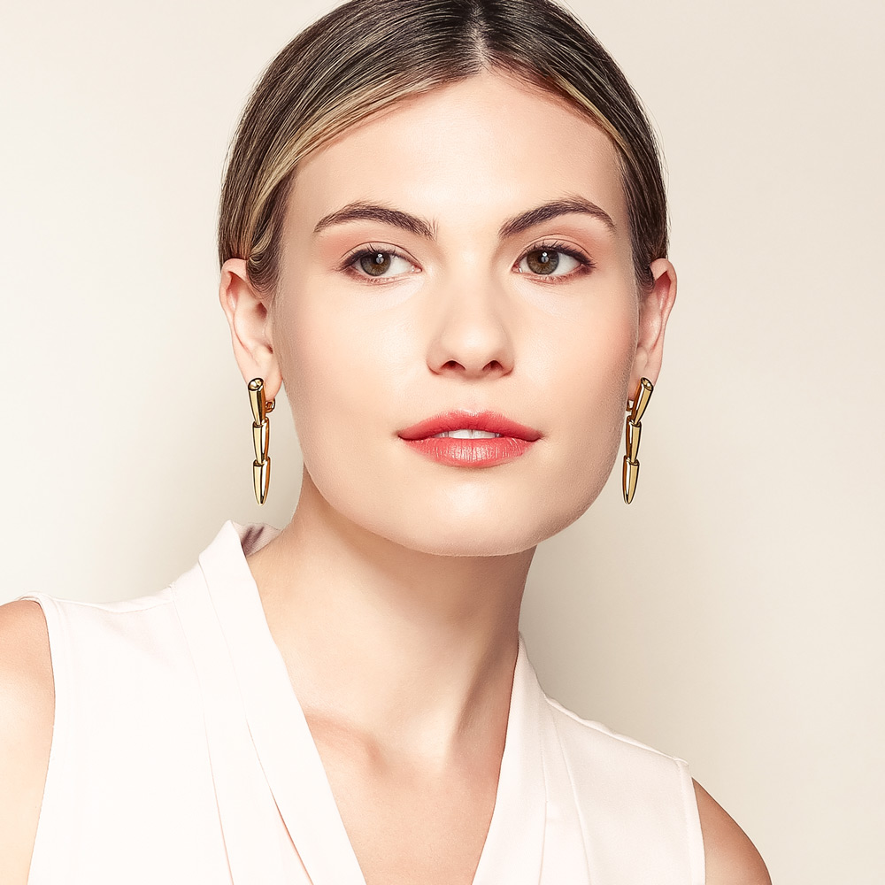 Vhernier Calla Yellow Gold Drop Earrings