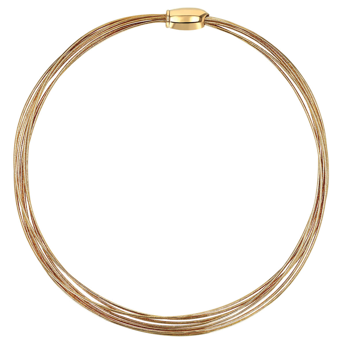 Pesavento DNA Spring Yellow Gold Vermeil Multi-Strand Necklace, 17