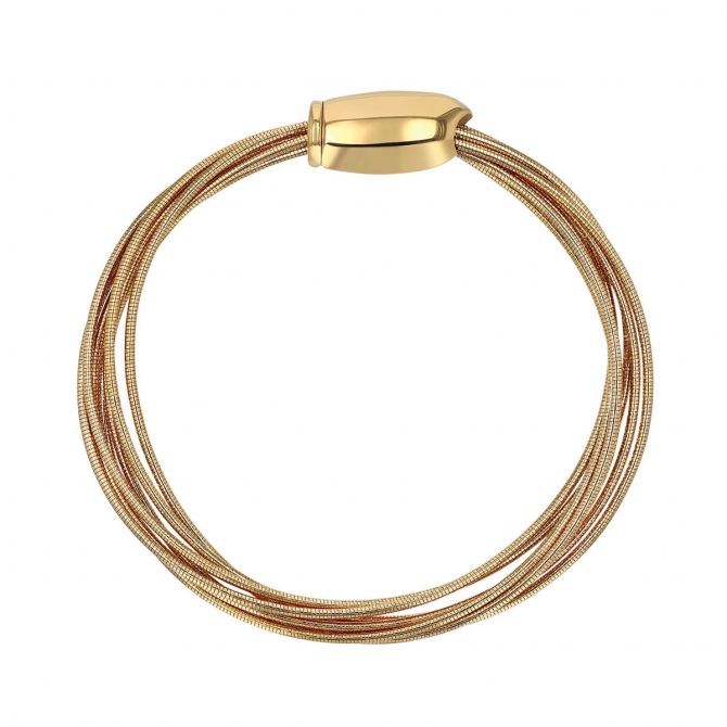 Pesavento DNA Spring Yellow Gold Vermeil Multi-Strand Bracelet, 7"