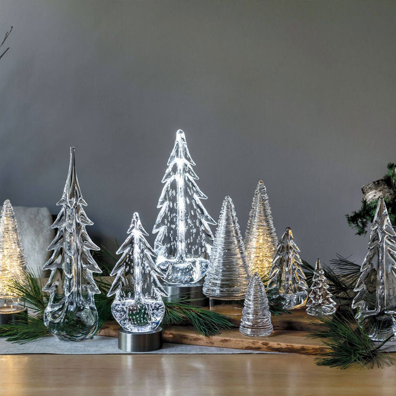 Simon Pearce Vermont 5 Sided Evergreen, 6