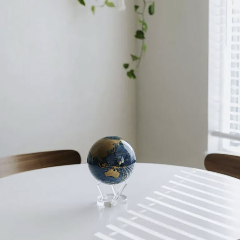 Mova Gold Terrestrial and Dark Blue Ocean Globe, 6
