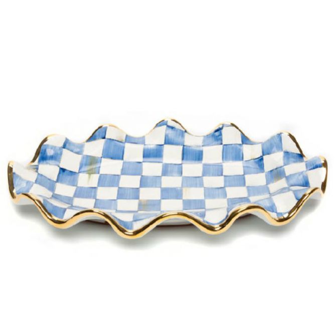 MacKenzie-Childs Royal Check Serving Platter
