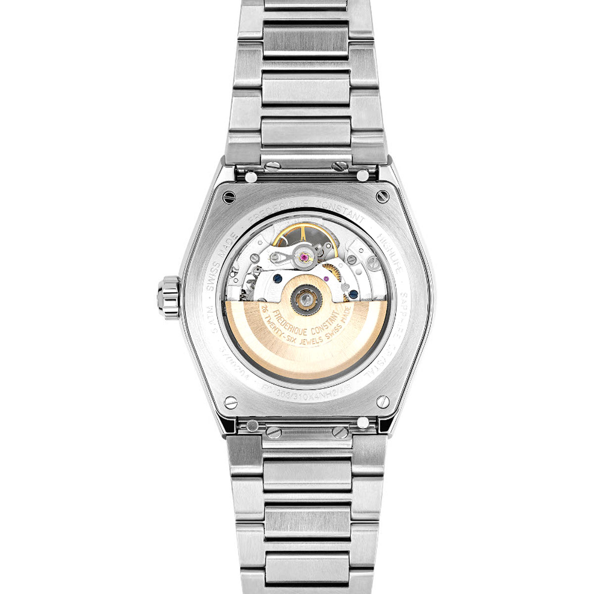 Frederique Constant Highlife Automatic COSC 41mm Watch, Navy Blue Globe Dial