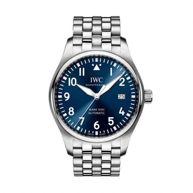 IWC Schaffhausen Pilot's Mark XVII Le Petit Prince Edition 40mm Watch, Blue Dial